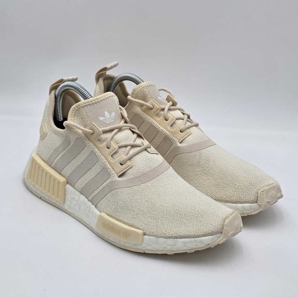 Adidas NMD_R1 Womens Size 9 Beige Athletic Running Walking Shoes Sneakers